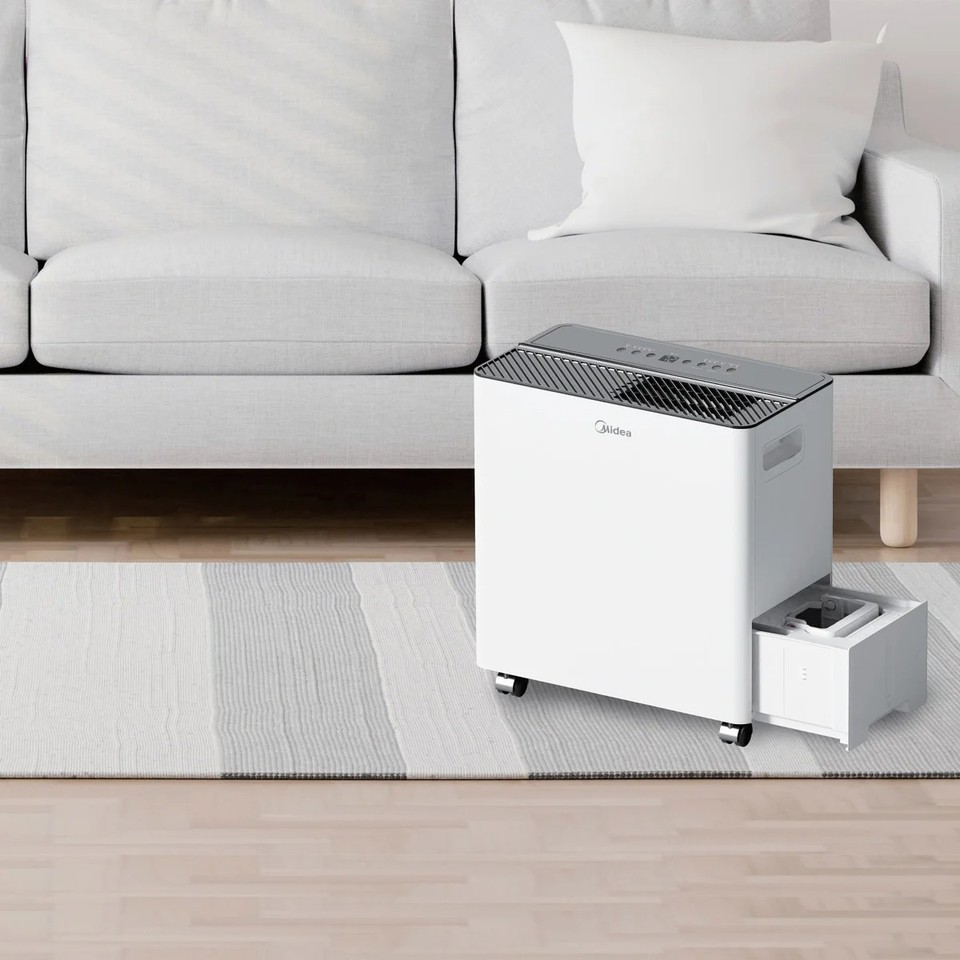 Midea Smart 50-Pint Dehumidifier w/Built-in Pump, MAD50PS1AWT-C 9.92"x18.9"x19.1 Item image 8
