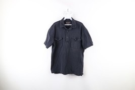 Vintage Abercrombie &amp; Fitch Mens Large Faded Heavyweight Collared Polo S... - $552.29 MXN
