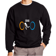 Funny Portal Men&#39;s Black Sweatshirt - £25.41 GBP