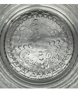 Derby Glass Whiskey Rocks Crown Royal Embossed Bottom Vintage Heavy Bottom - £5.89 GBP