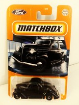 Matchbox 2022 #48 Black 1936 Ford Coupe MBX Showroom Series Mint On Card - £9.43 GBP