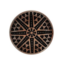 10 Pieces Tribal Sun Metal Shank Buttons. 23Mm (7/8 Inch) (Antique Copper) - £18.68 GBP
