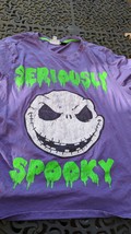 Disney Parks Halloween The Nightmare Before Christmas Jack Spooky T-shirt XL - £20.09 GBP