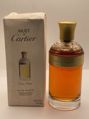 Must De Cartier EAU FINE Eau de Toilette For Women Spray 150ml 5oz-NEW IN BOX - $235.00