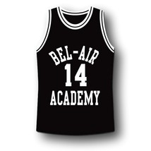 Smith #14 Bel-Air Academy Basketball Jersey Black Any Size - £30.85 GBP