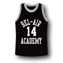 Smith #14 Bel-Air Academy Basketball Jersey Black Any Size image 4