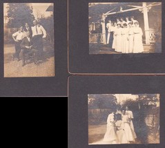 (3) Cosey Cove Cabinet Photos - Girls Friendly &amp; Invited Guests (1907) - £15.49 GBP