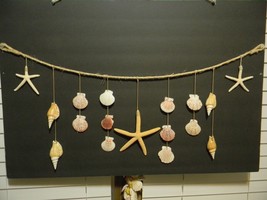 Seashell and Starfish Wall Decor approx 30&quot; - $9.41