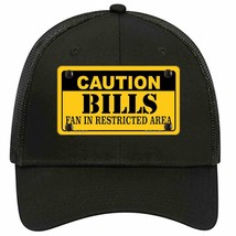 Caution Bills Novelty Black Mesh License Plate Hat - £23.22 GBP