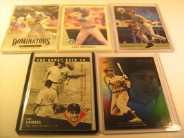 Lot Of 5 Bb Cards 1990&#39;s Puckett Dimaggio Sheffield Gehrig [c3b13] - £4.50 GBP