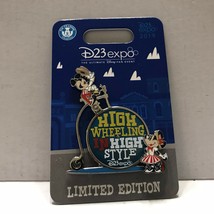 NEW 2019 D23 Expo Exclusive High Wheeling Mickey &amp; Minnie Pin  (Only 150... - $496.51 MXN