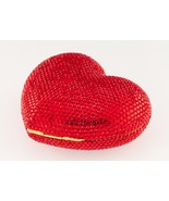 Kathrine Baumann Red Heart Crystal Purse LE #210/500 w/ Original Suede P... - $2,437.25 CAD