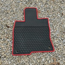 Lwope Fits 2022-2023 Honda Civic 5pc Black w Red All Weather Rubber Floo... - $44.97
