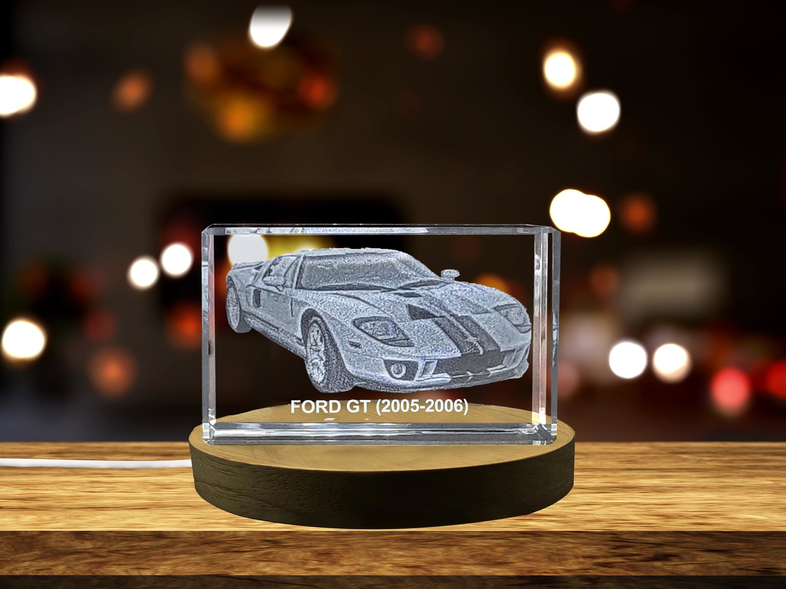 LED Base included | Exquisite 3D Engraved Crystal of the Legendary 2005-2006