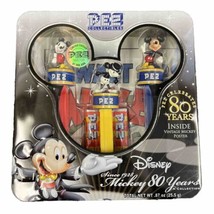Disney Pez Mickey Mouse Trio 80 Years Collection With Poster And Tin - £9.51 GBP
