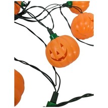 Jack O Lantern String Lights Halloween Vintage Pumpkin Blow Mold Light Covers - $32.67