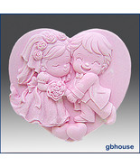 2D Silicone Soap Mold â€“ Cutest Couple - $25.00