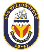3&quot; USS YELLOWSTONE AD-41 NAVY ARMED FORCES STICKER DECAL USA MADE - £21.17 GBP