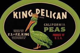 King Pelican California Peas - Art Print - £17.29 GBP+