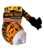 Bow Wow Pet Safari Tugs Toy For Dogs Cat Face Toss Tug Fetch Play 20in - $440.64 MXN