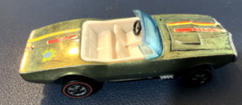 Hot Wheels REDLINE 1967 Custom Firebird Hong Kong Olive Green Windshield Complet - £56.80 GBP