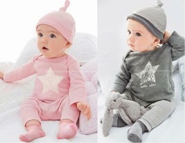 Toddler Baby Boys Long Sleeve tops + Pants +hat Set Kids Clothes Outfits 3PCS - £11.00 GBP