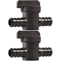SharkBite 1/2 Inch Poly Crimp Ball Valve, Pack of 2, PEX Pipe, PE-RT, 24... - $24.48