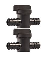 SharkBite 1/2 Inch Poly Crimp Ball Valve, Pack of 2, PEX Pipe, PE-RT, 24... - $34.48 CAD