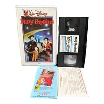 Mary Poppins VHS 1980s Walt Disney Home Video Clamshell Case Classic Family - £7.80 GBP