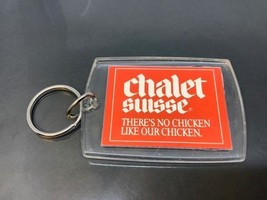 Vintage Promo Keyring Chalet Suisse Keychain Poulet Bbq Chicken Porte-Clés - £5.85 GBP