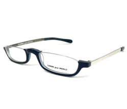 Mikli par Mikli Eyeglasses Frames 6929/M0017 col 04 Navy Blue Silver 45-20-140 - £72.64 GBP