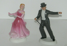 Vintage Avon Figurines Ginger Rogers and Fred Astaire Images of Hollywood 1984 - £23.44 GBP