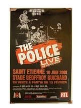 The Police Poster Tour Sting French 2008 Concert - £106.18 GBP