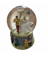 Disney Cinderella Prince Charming Wedding Musical Snow Globe 6x4 - £11.79 GBP