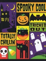 Greeting Halloween Card &quot;Grandson, Spooky Cool, Tricked Out, Totally Chillin&#39; &quot; - £1.19 GBP