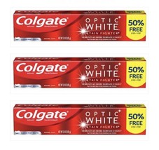 3 Packs Of   Colgate(R) Optic White Tooth Paste with 50% free, 3-oz. - £10.40 GBP