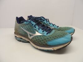 Mizuno Women's Wave Rider 18 Running Shoe Blue Atoll/Silver/BlueDepths S... - $17.80