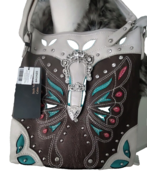 NEW COWGIRL TRENDY Butterfly Crossbody Bag  Purse Concealed Compartment ... - $899.87 MXN