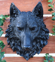 Ebros Large Black Wolf Head with Blood Eyes Wall Decor Plaque 16.5&quot; Tall - £63.70 GBP