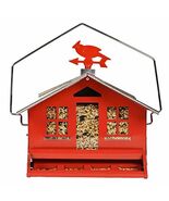 Perky-Pet 338 Squirrel-Be-Gone II Country House Bird Feeder with Weather... - $996.09 MXN