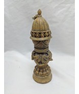 Vintage 1999 Decrotive Ceramic Bishop Chess Piece With Green Felt Bottom 6&quot; - $22.28