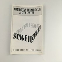 1995 Stage II Manhattan Theatre Club &#39;After Play&#39; Merwin Goldsmith, Larr... - £15.01 GBP