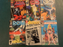 Random Lot of 6 Comics ROM,Sheena,Punisher,Cloak+Dagger,Batman - $5.00