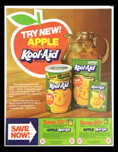 Primary image for 1981 Kool-Aid Soft Drink Mix Circular Coupon Advertisement