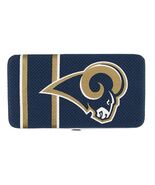 NWT Los Angeles Rams NFL Women's Shell Mesh Clutch Wallet Football Littl... - $22.79