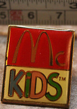 McDonalds McKids Kids Employee Collectible Pinback Pin Button - £11.56 GBP