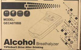 Model GECA078BB Alcohol Breathalyzer - £19.98 GBP