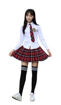 Beautifulfashionlife women&#39;s Top and Plaid Skirt costumes Fancy Dress un... - £44.93 GBP