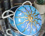 Ebros Greek Zodiac Constellations with Sun and Moon Lid Decorative Trink... - $28.99