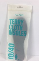 Adult Aldo Terry Cloth Insoles Keeps Feet Fresh 10/40  Size L 10 - £9.31 GBP